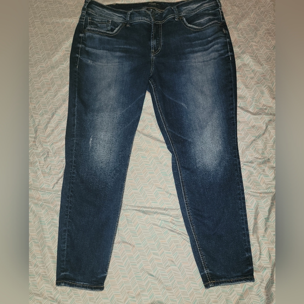 Women's 18/27 Silver Ankle Skinny Avery Jeans